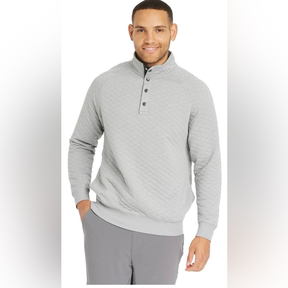 Goodfellow & Co. Quilted Pullover Sweatshirt – Size L